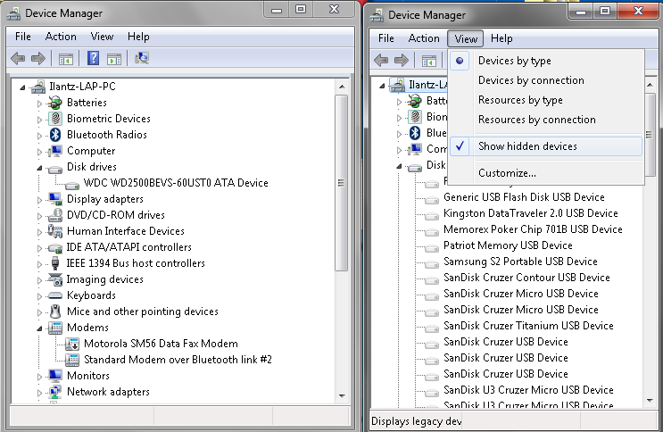 Device Manger Before-After